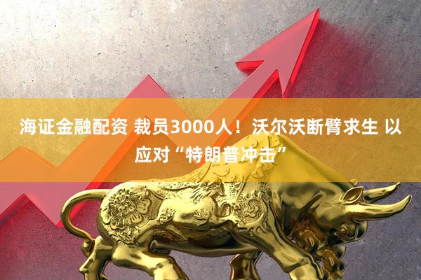 海证金融配资 裁员3000人！沃尔沃断臂求生 以应对“特朗普冲击”
